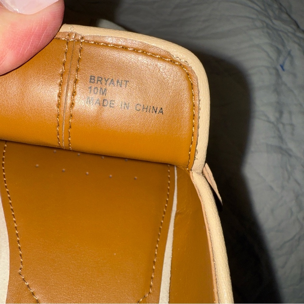 Donald J. Pliner Beige Tassel Mules - Picture 7 of 8